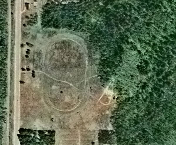 Frederic Speedway - Aerial Photo